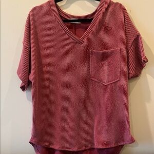 Altar’d State pink t shirt blouse